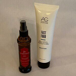 AG Hair Fast Food Conditioner & Marrakesh Hair Oil